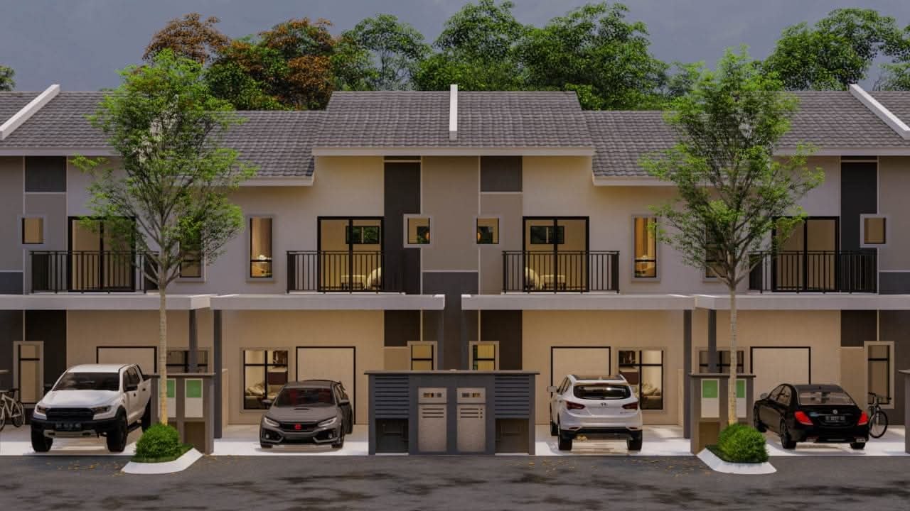 Rumah Baru 2 Tingkat Teres di Lorong Mastam, Jln Kebun Shah Alam