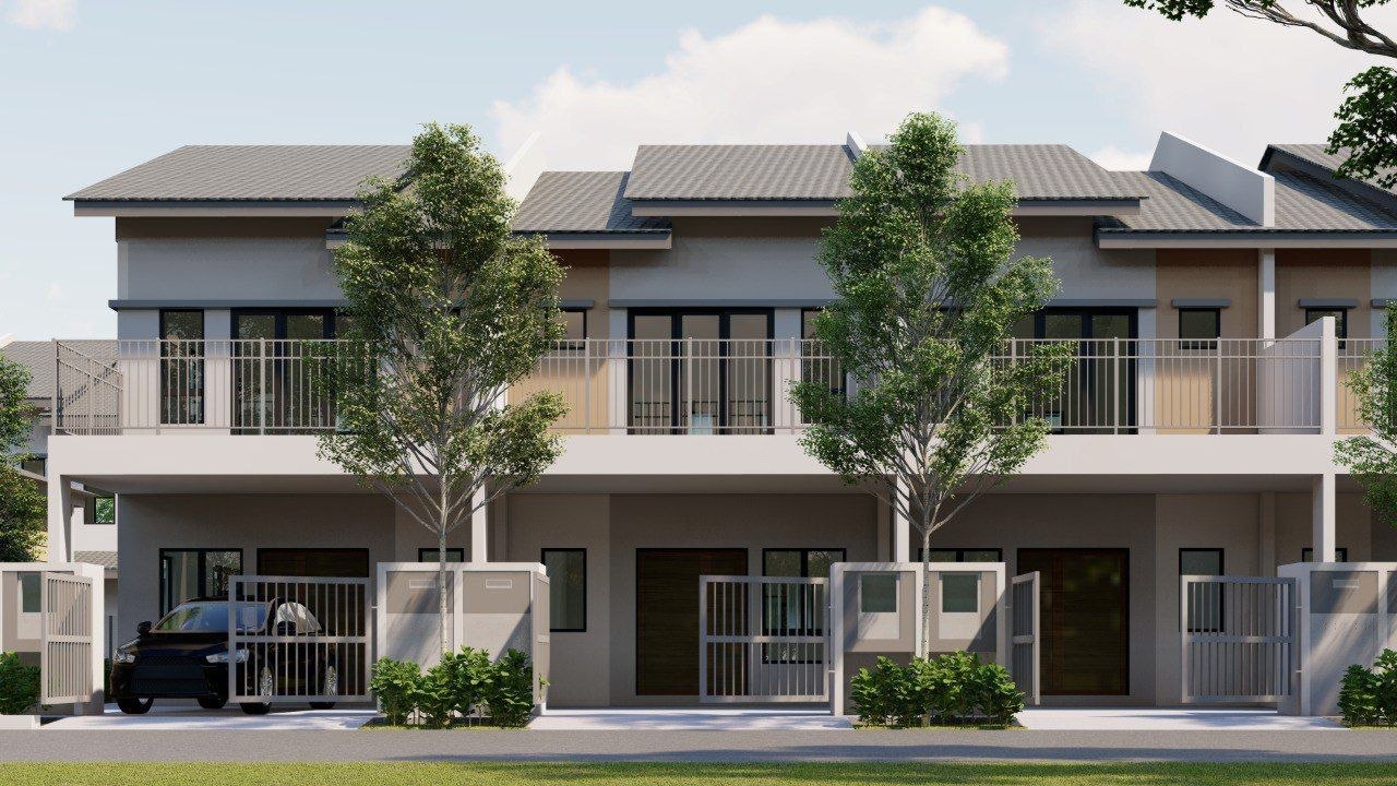 Rumah Baru 2 Tingkat Teres di Tmn Sijangkang Idaman, Teluk Pangli