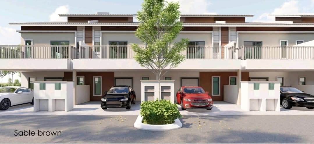Rumah Baru Design Moden 2 Tingkat Teres Di Jalan Merpati, Telok P