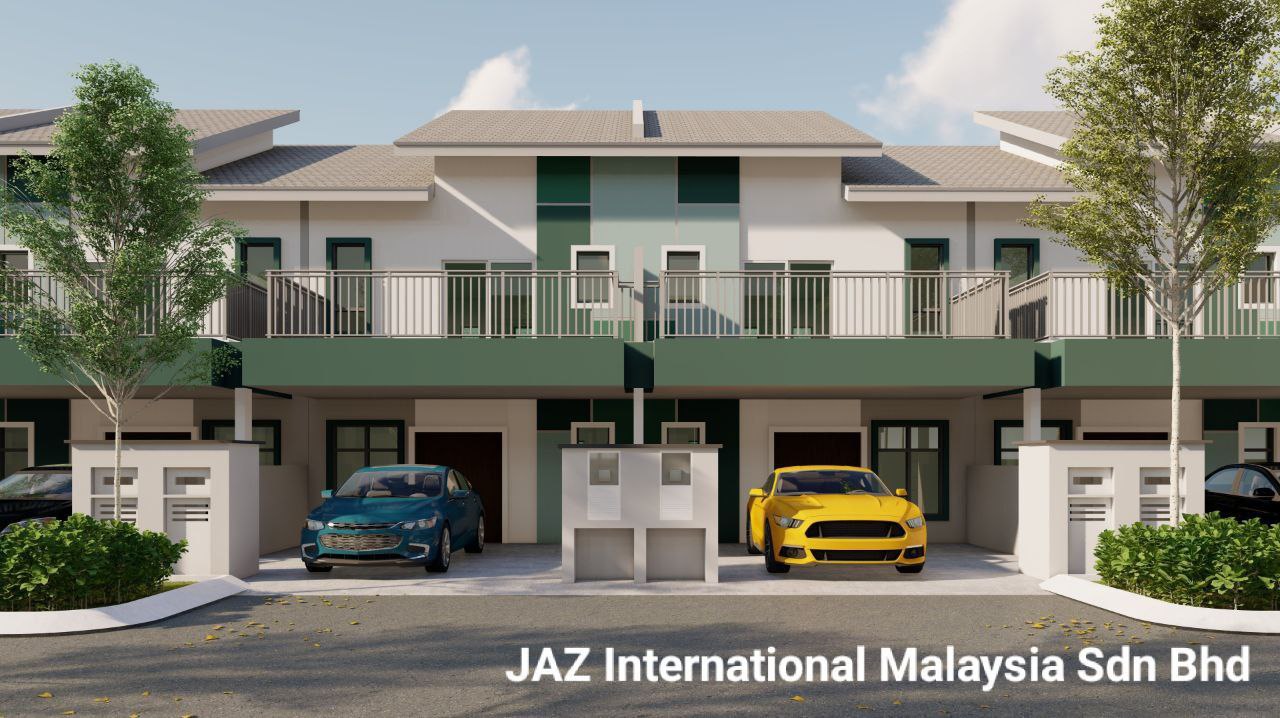 Rumah Baru Design Moden 2 Tingkat Teres Di Jln Merbuk, Telok Pang