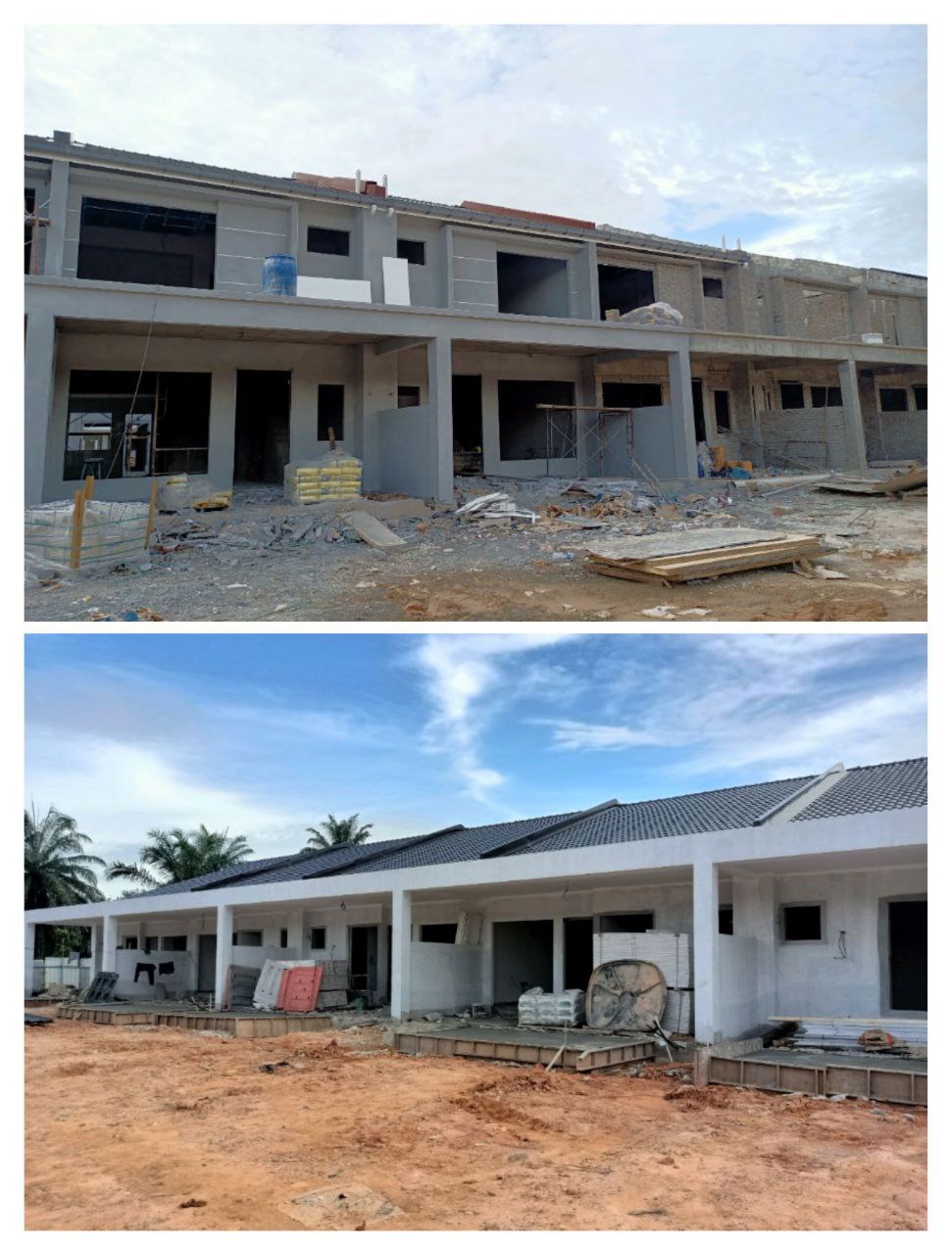 Rumah Baru Teres Setingkat & Dua Tingkat di Taman Belibis, Kuala