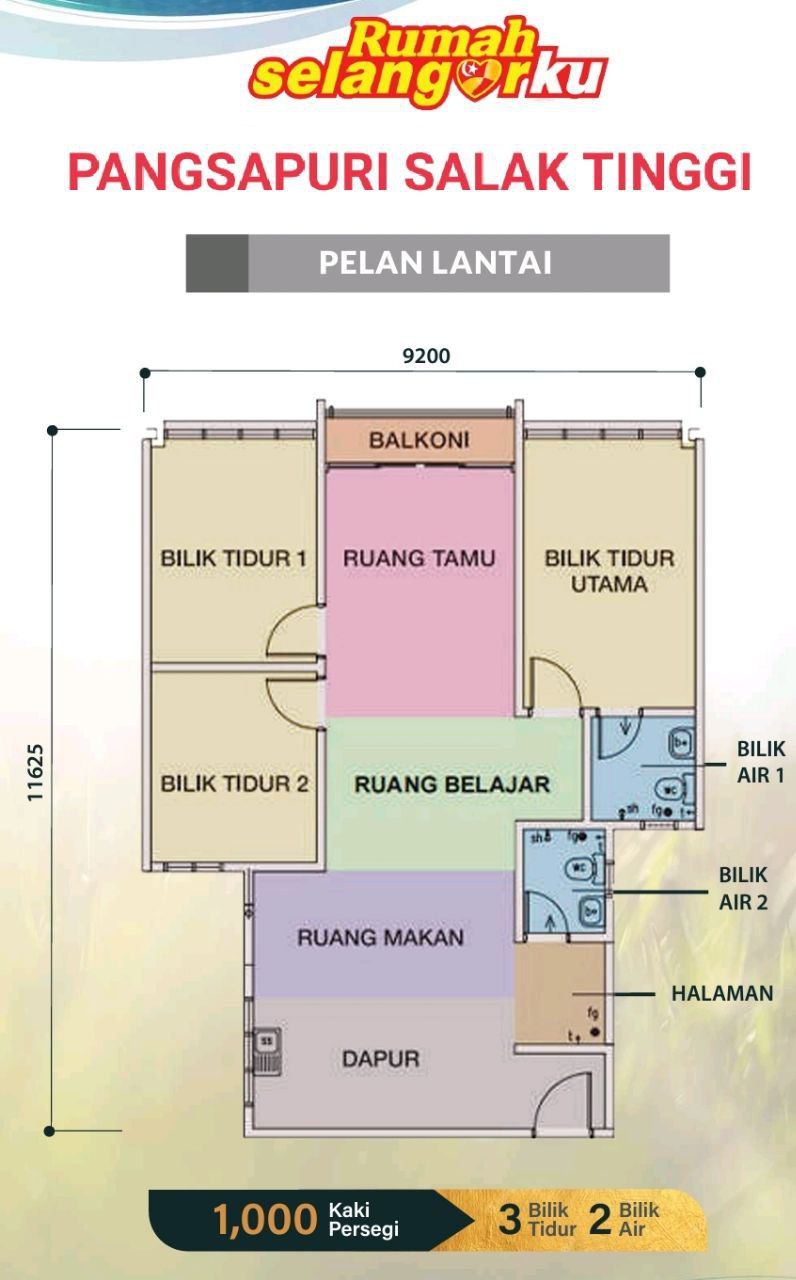 Rumah SelangorKu @ Salak Tinggi, Sepang
